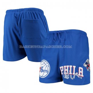Short Philadelphia 76ers Pro Standard Mesh Capsule Bleu
