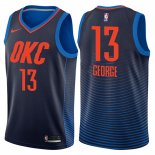 Maillot Authentique Oklahoma City Thunder George 2017-18 Bleu