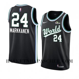 Maillot 2019 Rising Star Lauri Markkanen World Noir