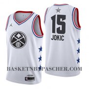 Maillot All Star 2019 Denver Nuggets Nikola Jokic Blanc