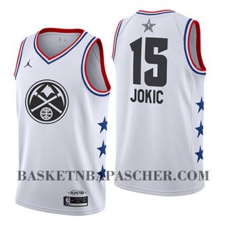 Maillot All Star 2019 Denver Nuggets Nikola Jokic Blanc