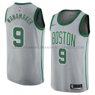 Maillot Boston Celtics Brad Wanamaker Ciudad 2018 Gris