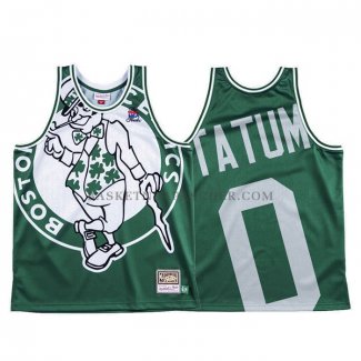 Maillot Boston Celtics Jayson Tatum Mitchell & Ness Big Face Vert