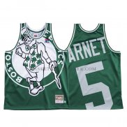 Maillot Boston Celtics Kevin Garnett Mitchell & Ness Big Face Vert