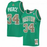 Maillot Boston Celtics Paul Pierce NO 34 Mitchell & Ness 2007-08 Vert