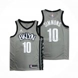 Maillot Brooklyn Nets Ben Simmons NO 10 Statement 2020 Gris Maillot Brooklyn Nets Ben Simmons NO 10 Statement 2020 Gris