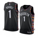 Maillot Brooklyn Nets D'angelo Russell Ciudad 2018-19 Noir