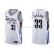 Maillot Brooklyn Nets Nicolas Claxton NO 33 Ville 2022-23 Blanc
