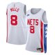 Maillot Brooklyn Nets Patty Mills NO 8 Classic 2022-23 Blanc