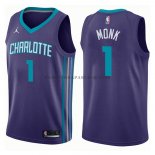 Maillot Charlotte Hornets Malik Monk Statehombret 2017-18 Volet