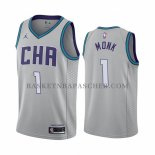 Maillot Charlotte Hornets Malik Monk Ville Edition Gris