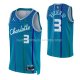Maillot Charlotte Hornets Terry Rozier III NO 3 Ville 2021-22 Bleu