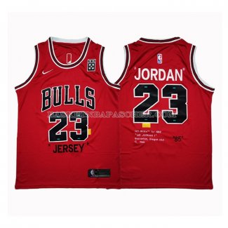 Maillot Chicago Bulls Michael Jordan No 23 Retro Rouge3