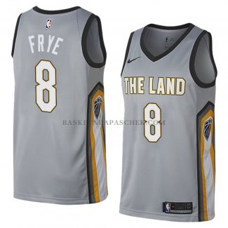 Maillot Cleveland Cavaliers Channing Frye Ville 2018 Gris