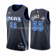 Maillot Dallas Mavericks Derrick Jones JR. NO 55 Ville 2023-24 Bleu