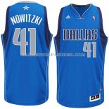 Maillot Dallas Mavericks Nowitzki Bleu