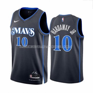 Maillot Dallas Mavericks Tim Hardaway JR. NO 10 Ville 2023-24 Bleu