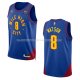 Maillot Denver Nuggets Peyton Watson NO 8 Statement 2022-23 Bleu