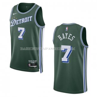 Maillot Detroit Pistons Killian Hayes NO 7 Ville 2022-23 Vert