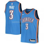Maillot Enfant Oklahoma City Thunder Chris Paul NO 3 Icon Bleu