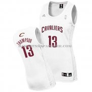 Maillot Femme Cleveland Cavaliers Thompson Blanc