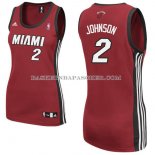 Maillot Femme Miami Heat Johnson Rouge