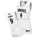 Maillot Femme Minnesota Timberwolves Rubio Blanc