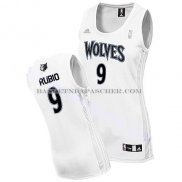 Maillot Femme Minnesota Timberwolves Rubio Blanc