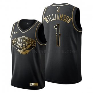 Maillot Golden Edition New Orleans Pelicans Zion Williamson Noir