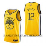 Maillot Golden State Warriors Andrew Bogut Earned 2018-19 Jaune