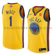 Maillot Golden State Warriors Javale Mcgee Ciudad 2017-18 Or