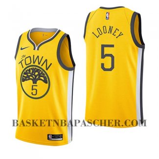 Maillot Golden State Warriors Kevon Looney Earned 2018-19 Jaune