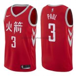 Maillot Houston Rockets Chris Paul Ciudad 2017-18 Rouge Maillot Houston Rockets Chris Paul Ciudad 2017-18 Rouge