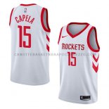 Maillot Houston Rockets Clint Capela Association 2018 Blanc Maillot Houston Rockets Clint Capela Association 2018 Blanc