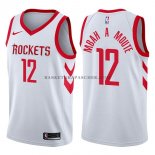 Maillot Houston Rockets Luc Mbah A Moute Association 2017-18 Bla Maillot Houston Rockets Luc Mbah A Moute Association 2017-18 Bla
