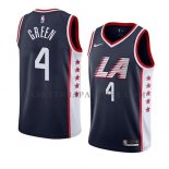 Maillot Los Angeles Clippers Jamychal Green Ville 2019 Bleu