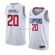 Maillot Los Angeles Clippers Landry Shamet Association 2018 Blan