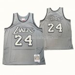 Maillot Los Angeles Lakers Kobe Bryant NO 24 Mitchell & Ness 1996-97 Gris Maillot Los Angeles Lakers Kobe Bryant NO 24 Mitchell & Ness 1996-97 Gris