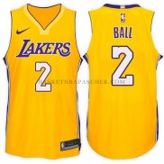 Maillot Los Angeles Lakers Lonzo Ball 2017-18 Jaune