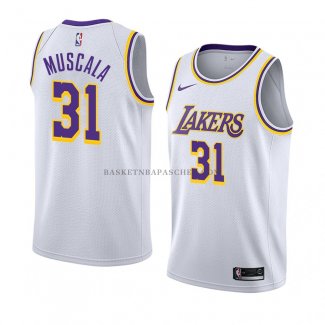 Maillot Los Angeles Lakers Mike Muscala Association 2018-19 Blan