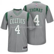 Maillot Manche Courte Boston Celtics Thomas Gris