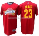 Maillot Manche Courte Cleveland Cavaliers James Rouge