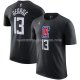 Maillot Manche Courte Los Angeles Clippers Paul George Statement Noir