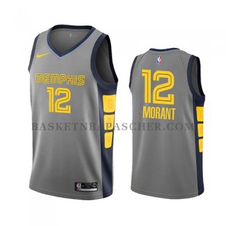 Maillot Memphis Grizzlies Ja Morant Ciudad 2019-20 Gris