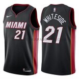 Maillot Miami Heat Hassan Whiteside Icon 2018 Noir