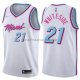 Maillot Miami Heat Hassan Whiteside Ciudad Blanc