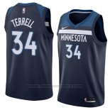 Maillot Minnesota Timberwolves Jared Terrell Icon 2018 Bleu.