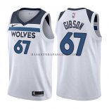 Maillot Minnesota Timberwolves Taj Gibson Association 2017-18 Bl
