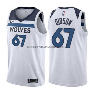 Maillot Minnesota Timberwolves Taj Gibson Association 2017-18 Bl