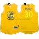 Maillot NBA Authentique Golden State Warriors Curry Jaune